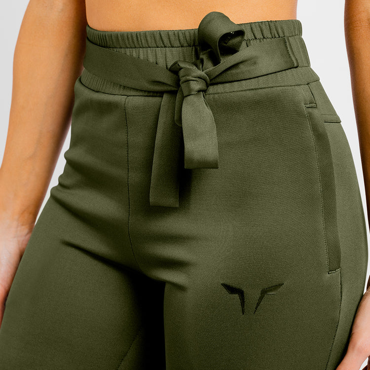 SHE-WOLF DO-KNOT-JOGGERS - OLIVE